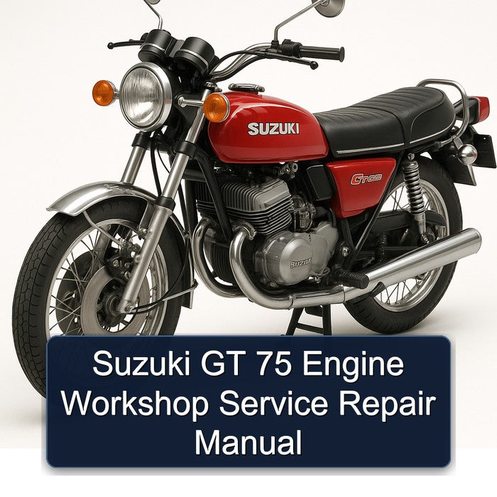 Yamaha GT Suzuki 75 Engine Service Repair Workshop Manual PDF