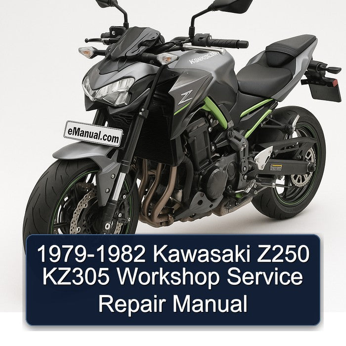 1979-1982 Kawasaki Z Series Z250 KZ305 Service Repair Workshop Manual PDF