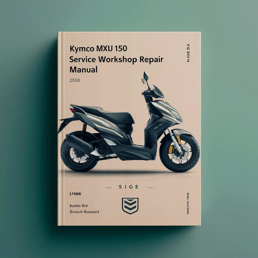 Manual de reparación de taller de servicio Kymco MXU 150 Descargar PDF