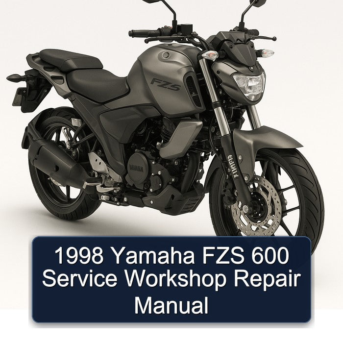 1998 Yamaha FZS Models 600 Service Repair Workshop Manual PDF