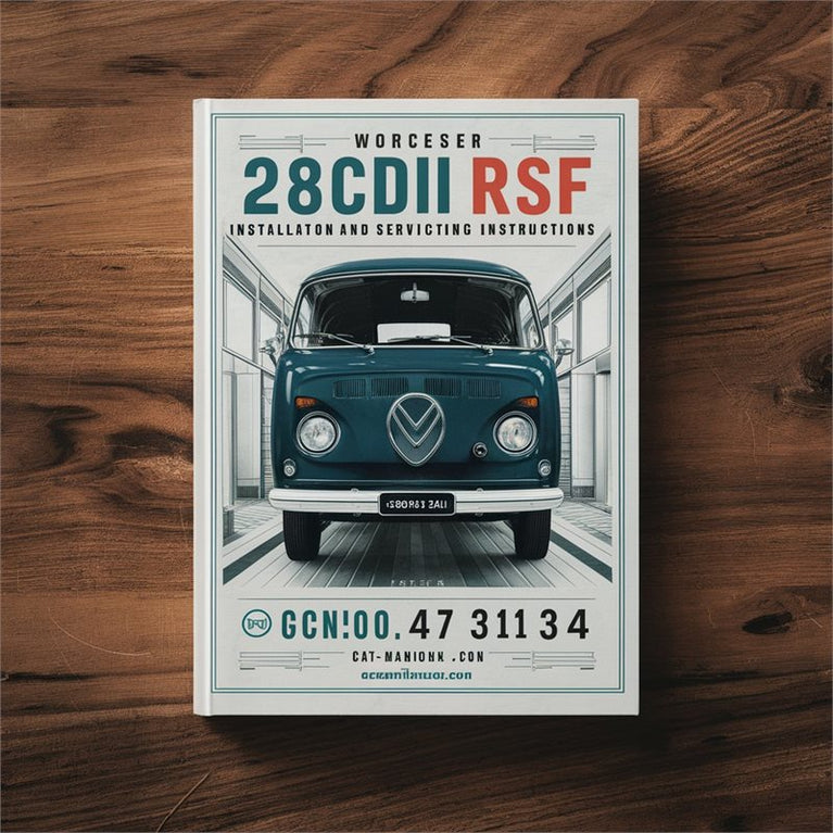 Worcester Bosch 28CDI RSF Gcno.47 311 34 Installation Servicing Service Repair Workshop Manual PDF