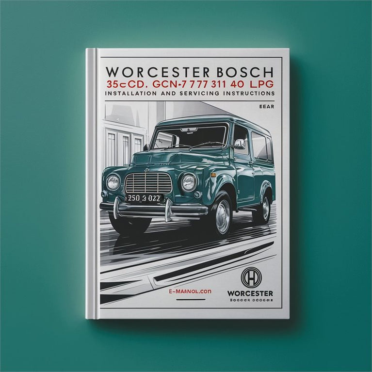 Worcester Bosch 35CDI Gcno.47 311 40 LPG Installation Servicing Service Repair Workshop Manual PDF