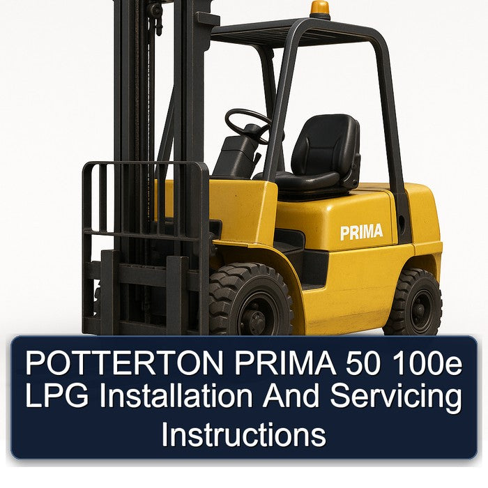 Potterton Prima 50 100E LPG Installation Servicing Service Repair Workshop Manual PDF