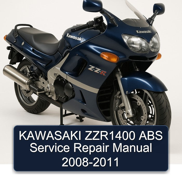 2008-2011 Kawasaki ZZ R Series ZZR1400 ABS Service Repair Workshop Manual PDF