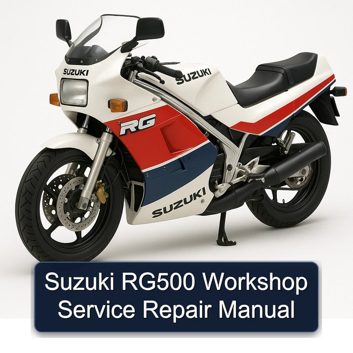 Suzuki RG Series RG500 Service Repair Workshop Manual PDF