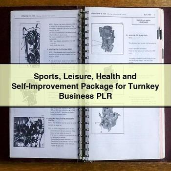Sports Leisure Health and Self-Improvement Package for Turnkey Business PLR
