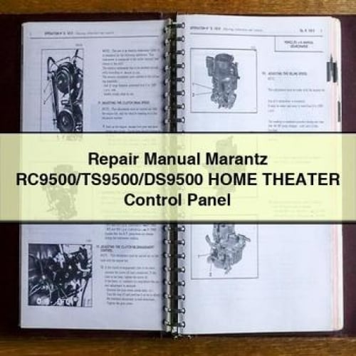 Repair Manual Marantz RC9500/TS9500/DS9500 HOME THEATER Control Panel PDF Download