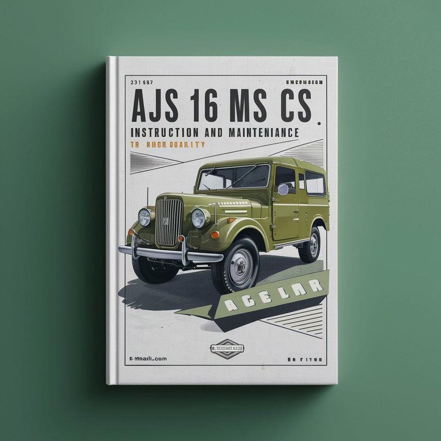 AJS 16M MS MC CS 18 S C CS 1953 INSTRUCTION And MAINTENANCE