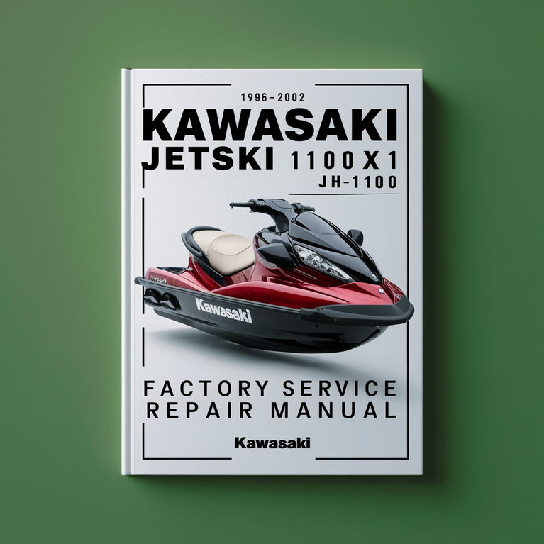 1996-2002 Kawasaki JetSki 1100Zxi JH1100 Werks-Service-Reparaturhandbuch, PDF herunterladen