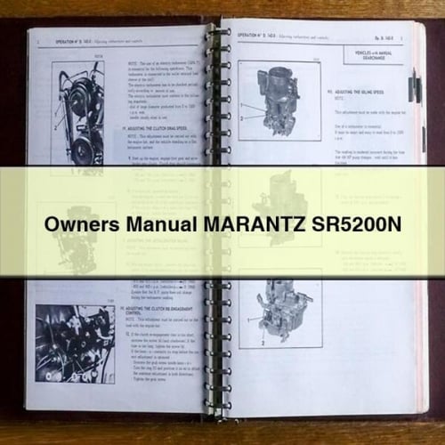 Owners Manual MARANTZ SR5200N