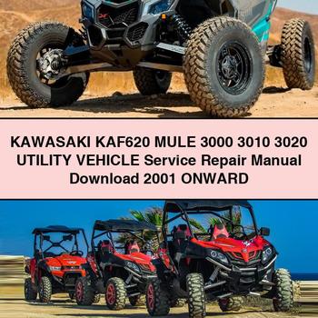 2001 Kawasaki KAF620 Mule 3000 3010 3020 Utility Vehicle Onward Service Repair Workshop Manual PDF