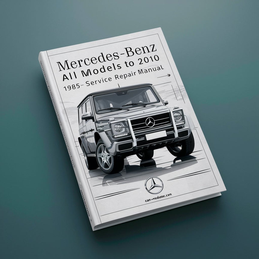 Mercedes-Benz Alle Modelle 1985 bis 2010 Service-Reparaturhandbuch PDF-Download