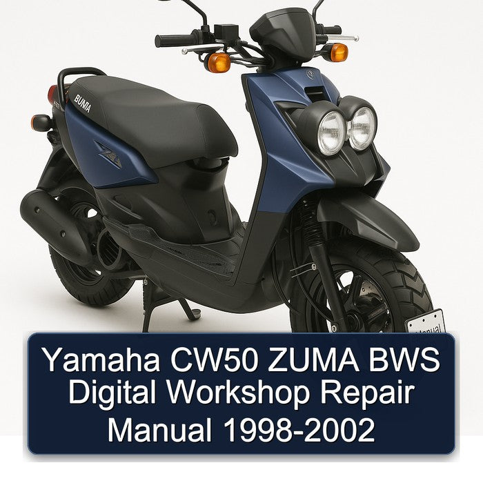 1998-2002 Yamaha Zuma CW50 BWS Digital Service Repair Workshop Manual PDF