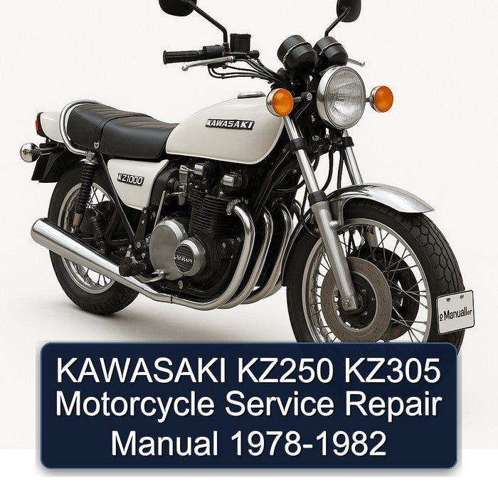 1978-1982 Kawasaki KZ Series KZ250 KZ305 Motorcycle Service Repair Workshop Manual PDF