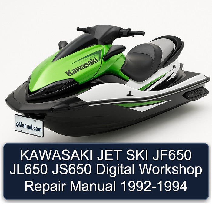 1992-1994 Kawasaki JET SKI JF650 JL650 JS650 Digital Service Repair Workshop Manual PDF