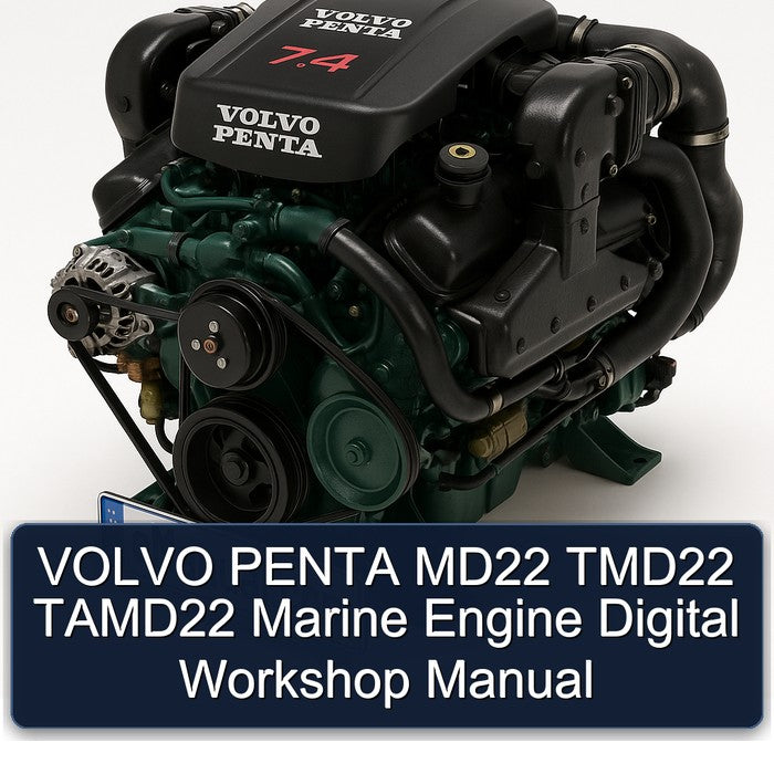 Volvo Penta MD22 TMD22 Tamd22 Marine Engine Digital Service Repair Workshop Manual PDF