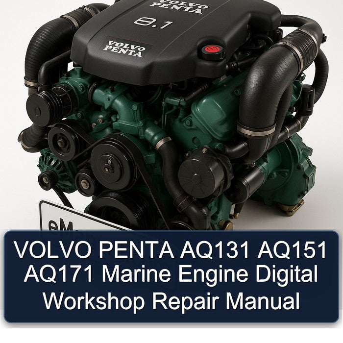 Volvo Penta AQ131 AQ151 AQ171 Marine Engine Digital Service Repair Workshop Manual PDF