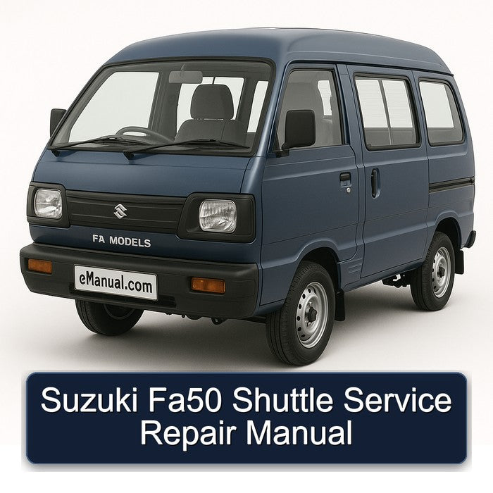 Suzuki FA Models FA50 Shuttle Service Repair Workshop Manual PDF