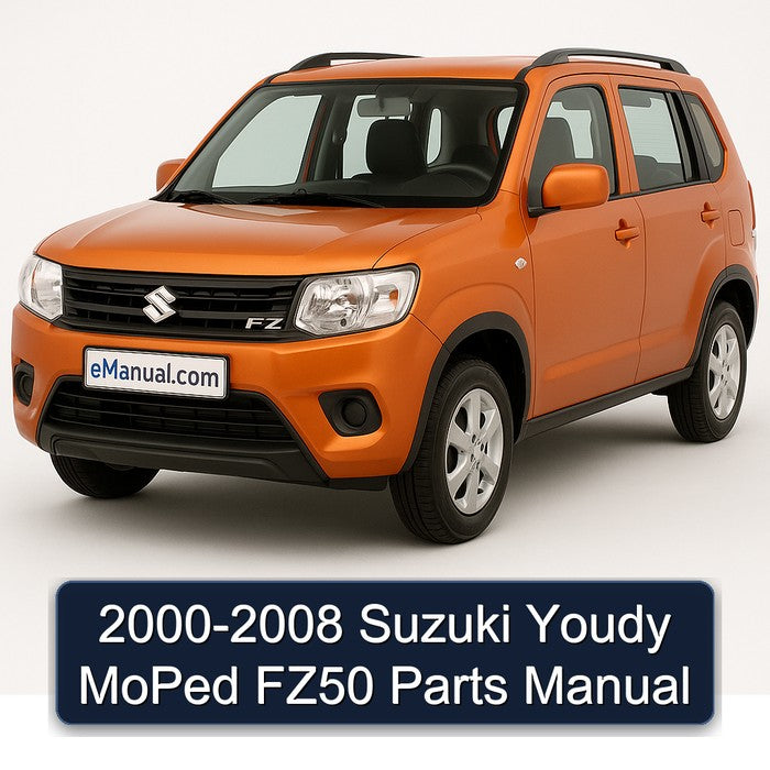 2000-2008 Garelli Moped Suzuki Youdy FZ50 Parts Catalog PDF