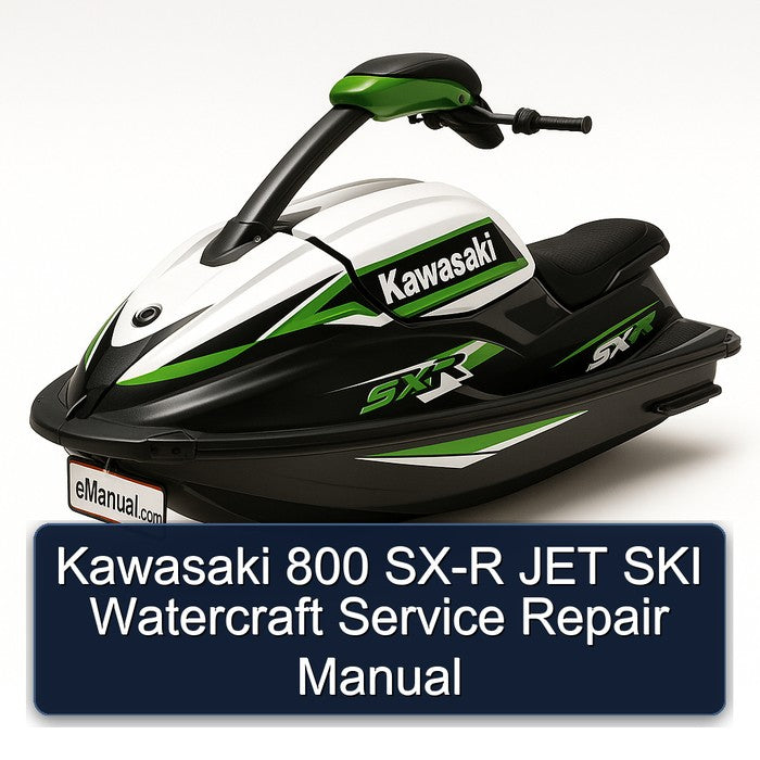 Kawasaki 800 SX-R JET SKI Watercraft Service Repair Workshop Manual PDF