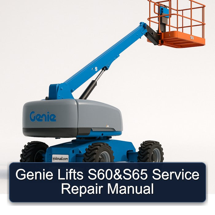 Genie Lifts S60 S65 Service Repair Workshop Manual PDF