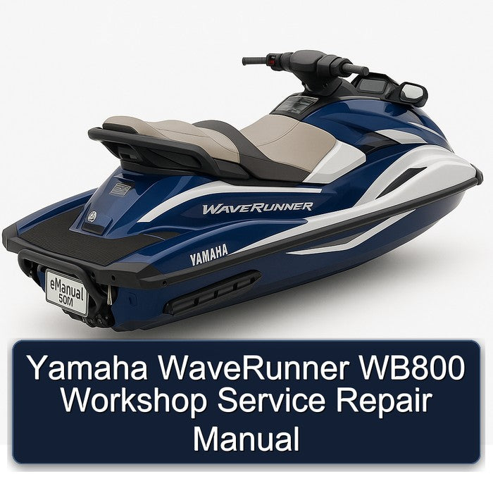 Yamaha Waverunner WB800 Service Repair Workshop Manual PDF