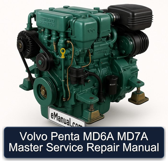 Volvo Penta MD6A MD7A Master Service Repair Workshop Manual PDF