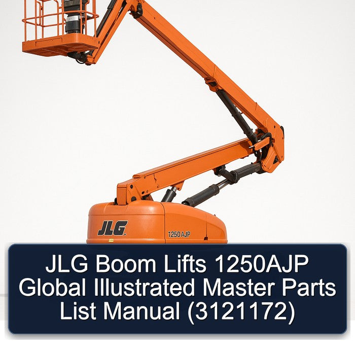 JLG Boom Lifts 1250AJP Global Illustrated Master (3121172) Parts Catalog PDF