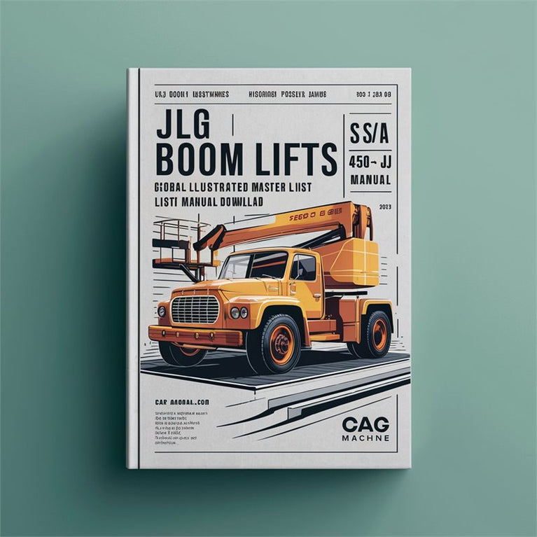 JLG Boom Lifts 450A 450AJ Series II Global Illustrated Master List Parts Catalog PDF