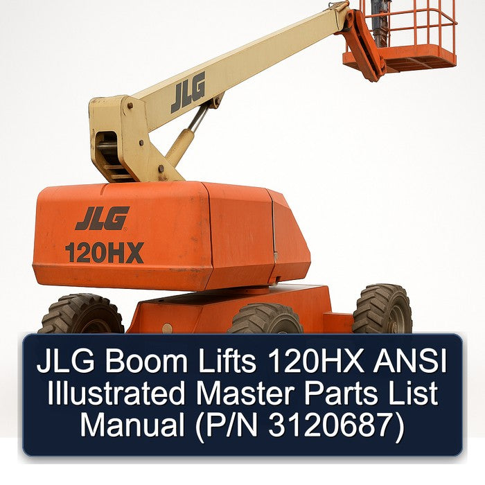 JLG Boom Lifts 120HX Ansi Illustrated Master (p/n 3120687) Parts Catalog PDF