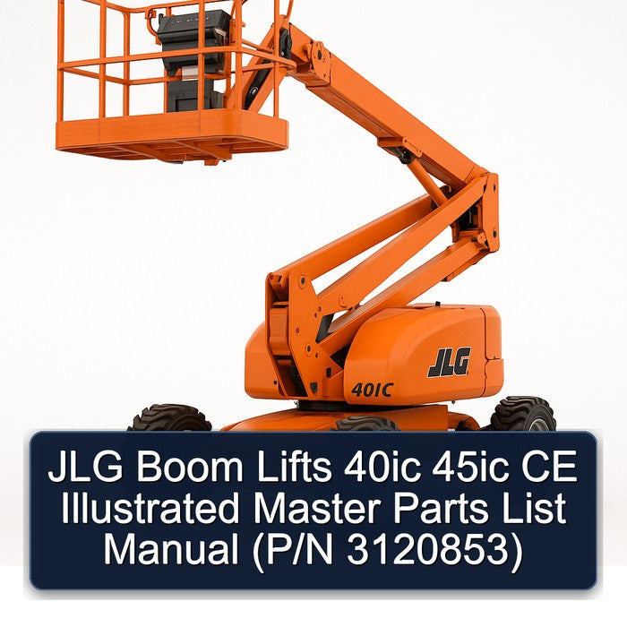 JLG Boom Lifts 40IC 45IC CE Illustrated Master (p/n 3120853) Parts Catalog PDF