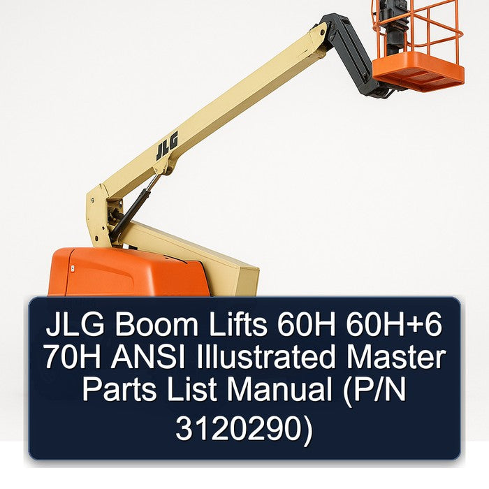 JLG Boom Lifts 60H 6 70H Ansi Illustrated Master (p/n 3120290) Parts Catalog PDF