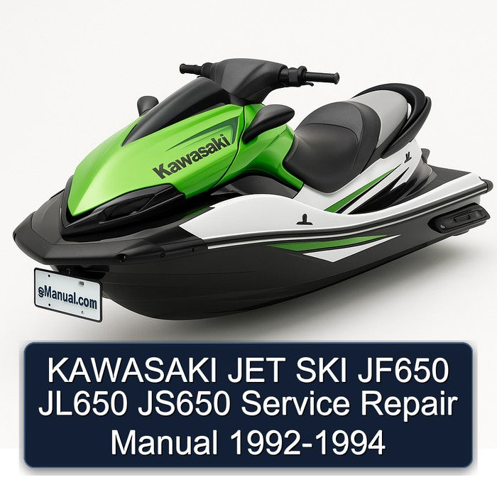 1992-1994 Kawasaki JET SKI JF650 JL650 JS650 Service Repair Workshop Manual PDF