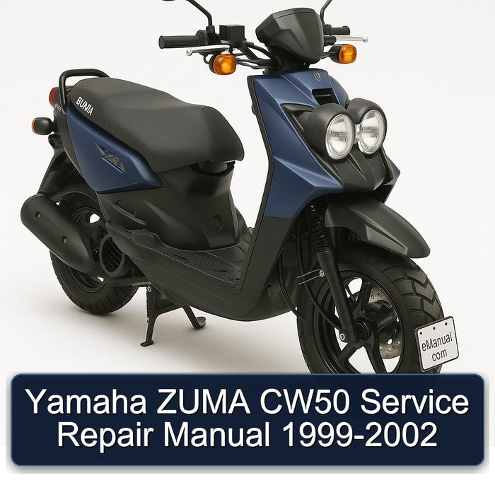 1999-2002 Yamaha Zuma CW50 Service Repair Workshop Manual PDF