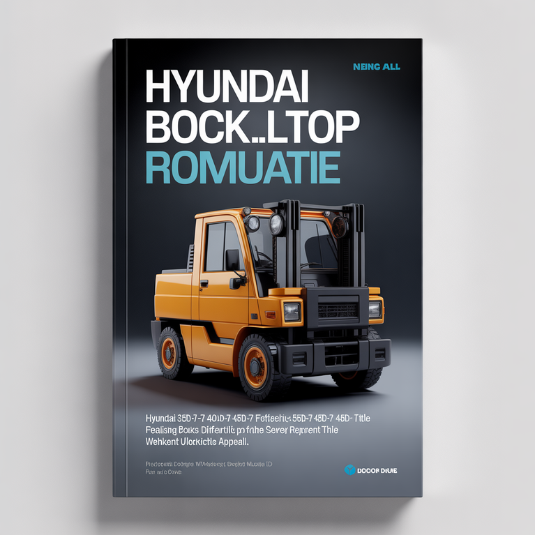 Hyundai 35D-7 40D-7 45D-7 35DS-7 40DS-7 45DS-7 Forklift Service Repair Workshop Manual