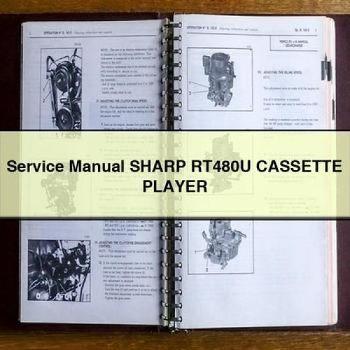 Service Repair Manual SHARP RT480U CASSETTE Player