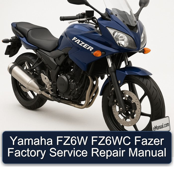 Yamaha Fazer FZ6W FZ6WC Service Repair Workshop Manual PDF