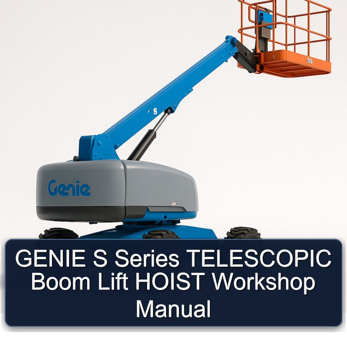 Genie S Series Telescopic Boom Lift Hoist Service Repair Workshop Manual PDF