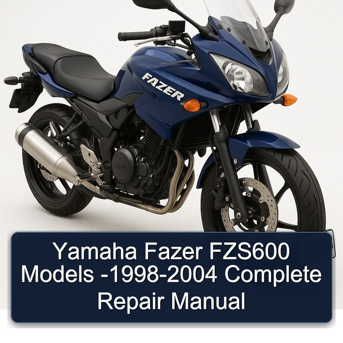 1998-2004 Yamaha Fazer FZS600 Models Service Repair Workshop Manual PDF