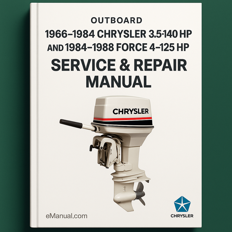 1966-1984 Chrysler 3.5-140 Hp and 1984-1988 Force 4-125 Hp Service Repair Manual