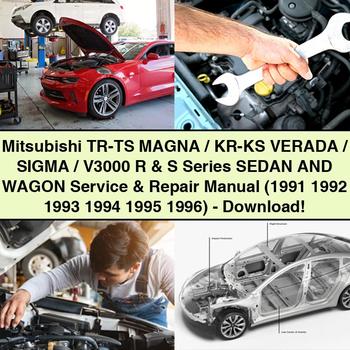 Mitsubishi TR-TS MAGNA/KR-KS VERADA/SIGMA/V3000 R & S Series SEDAN And WAGON Service & Repair Manual (1991 1992 1993 1994 1995 1996)-PDF