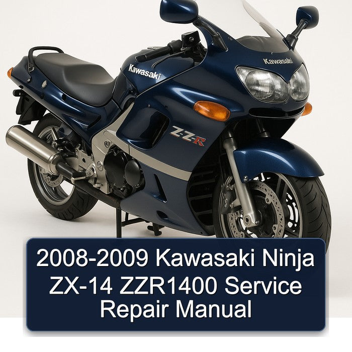 2008-2009 Kawasaki Ninja ZX-14 ZZR1400 Service Repair Workshop Manual PDF