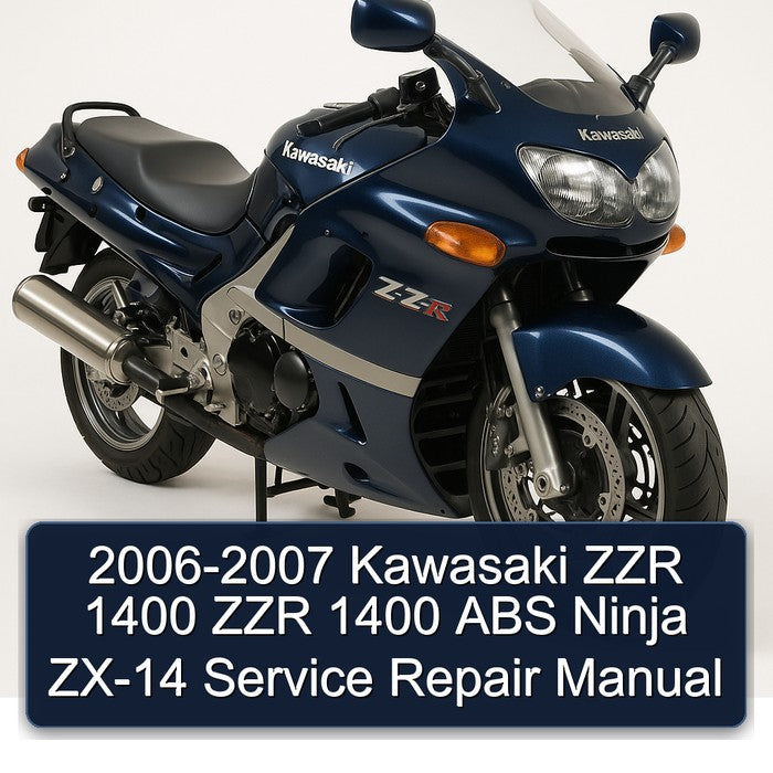 2006-2007 Kawasaki Ninja ZZR 1400 ABS ZX-14 Service Repair Workshop Manual PDF