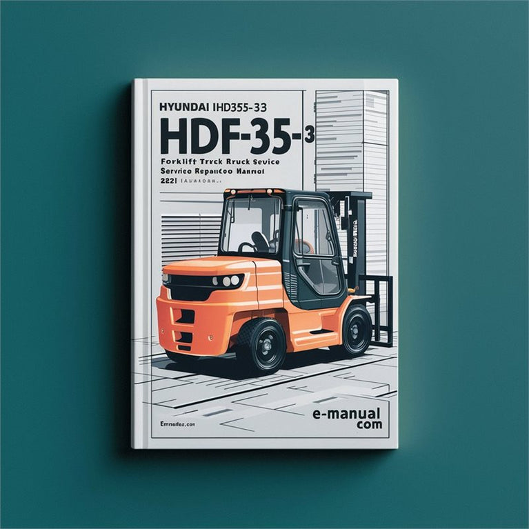 Hyundai HDF35-3 HDF45-3 Forklift Truck Service Repair Workshop Manual PDF