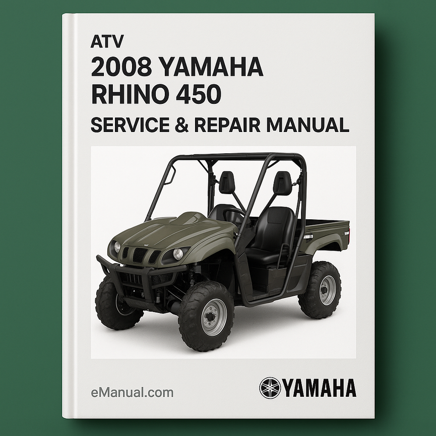 2008 Yamaha RHINO 450 ATV Service Repair Manual