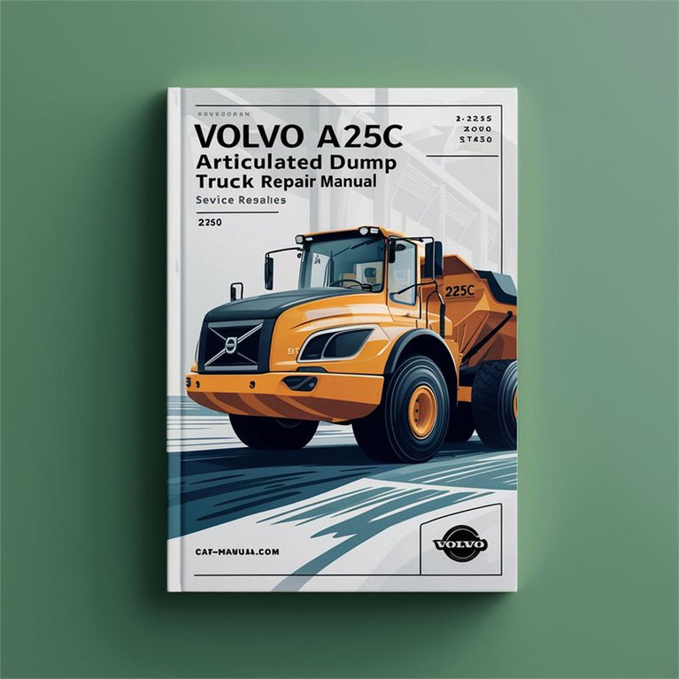 Volvo A25C Articulated Dump Truck Service Repair Workshop Manual PDF