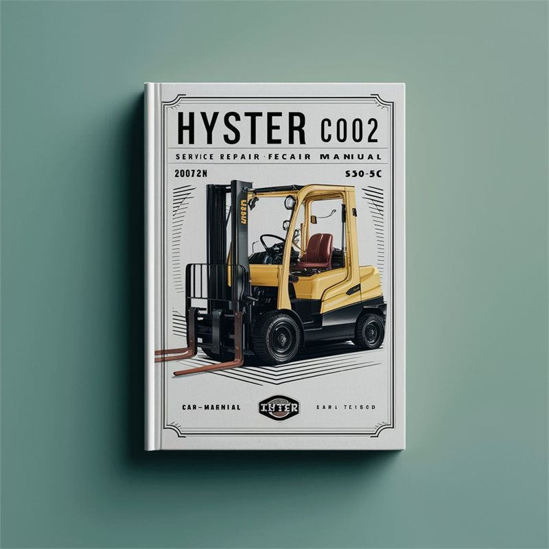 Hyster C002 (s30-50c [americas]) Forklift Service Repair Workshop Manual PDF