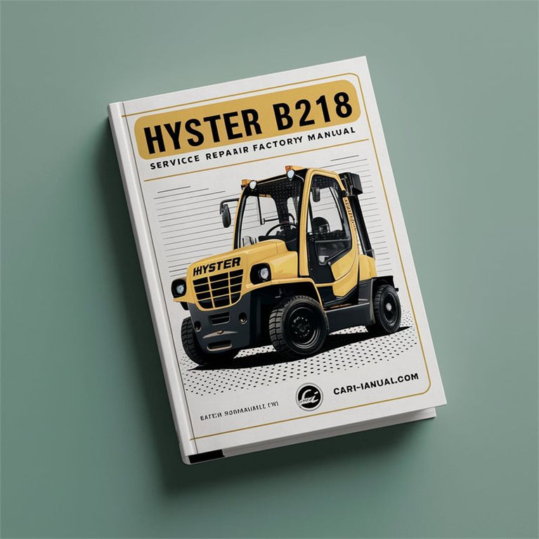 Hyster B218 (W40Z) Forklift W40Z Service Repair Workshop Manual PDF