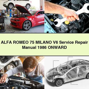 Alfa Romeo 75 MILANO V6 Service Repair Manual 1986 Onward PDF Download
