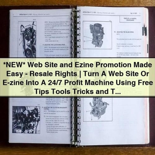 Web Site and Ezine Promotion Made Easy-Resale Rights | Turn A Web Site Or E-zine Into A 24/7 Profit Machine Using Free Tips Tools Tricks and Techniques
